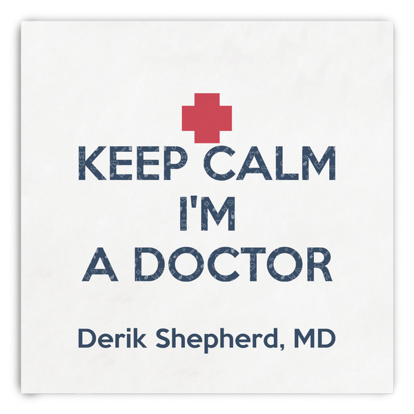 Custom Medical Doctor Paper Dinner Napkins (Personalized)