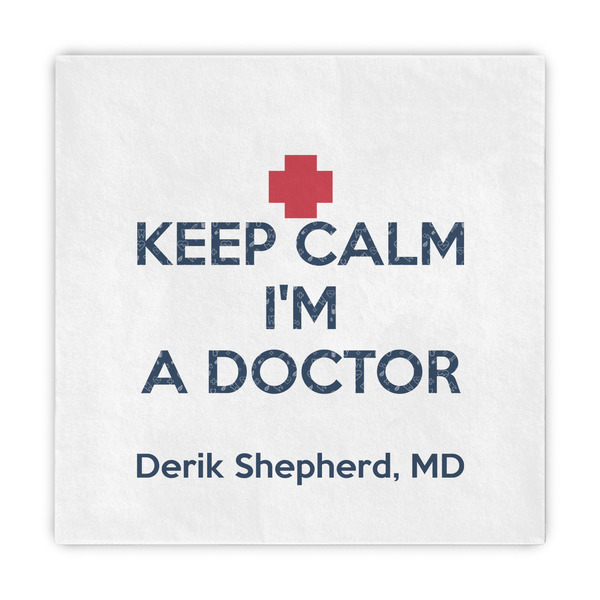 Custom Medical Doctor Standard Decorative Napkins (Personalized)