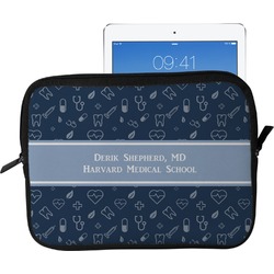 Medical Doctor Tablet Case / Sleeve - Large (Personalized)