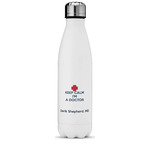 Medical Doctor Water Bottle - 17 oz. - Stainless Steel - Full Color Printing (Personalized)