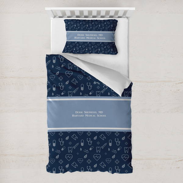 Custom Medical Doctor Toddler Bedding w/ Name or Text