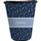 Medical Doctor Waste Basket - Single Sided (Black) (Personalized)