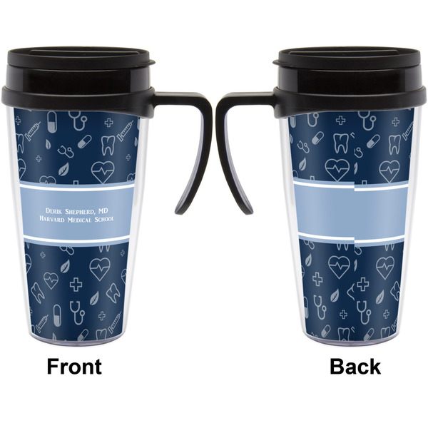 Medical Doctor Travel Mug with Black Handle - Approval