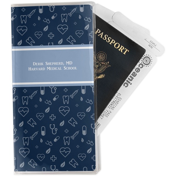 Custom Medical Doctor Travel Document Holder