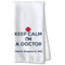 Medical Doctor Kitchen Towel - Waffle Weave - Partial Print (Personalized)