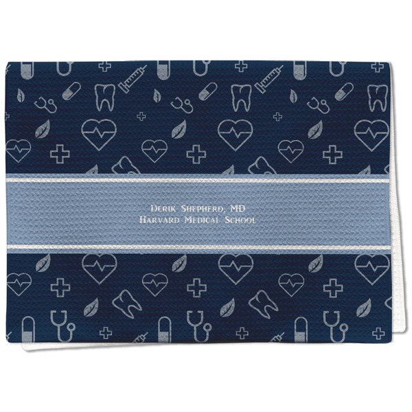 Custom Medical Doctor Kitchen Towel - Waffle Weave - Full Color Print (Personalized)