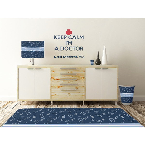 Medical Doctor Wall Graphic Decal Wooden Desk
