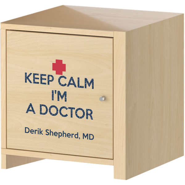 Medical Doctor Wall Graphic on Wooden Cabinet