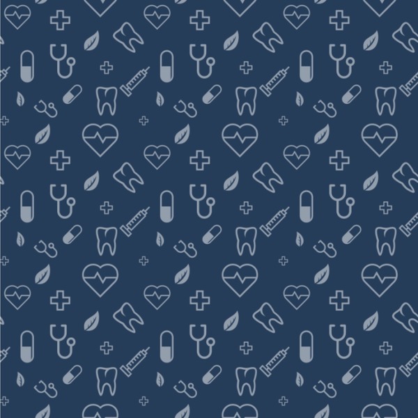 Custom Medical Doctor Wallpaper & Surface Covering (Water Activated 24"x 24" Sample)