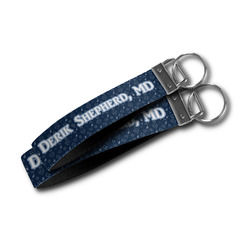 Medical Doctor Wristlet Webbing Keychain Fob (Personalized)