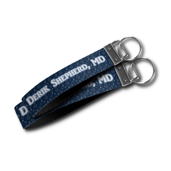 Medical Doctor Webbing Keychain FOBs - Size Comparison