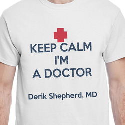 Medical Doctor T-Shirt - White - Small (Personalized)