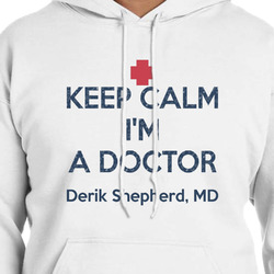 Medical Doctor Hoodie - White - XL (Personalized)