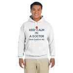 Medical Doctor Hoodie - White - XL (Personalized)