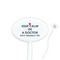 Medical Doctor Oval Plastic Stir Sticks (Personalized)