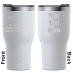 Medical Doctor RTIC Tumbler - White - Engraved Front & Back (Personalized)
