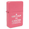 Medical Doctor Windproof Lighter - Pink - Single Sided (Personalized)