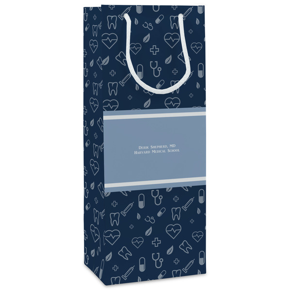 Custom Medical Doctor Wine Gift Bags (Personalized)