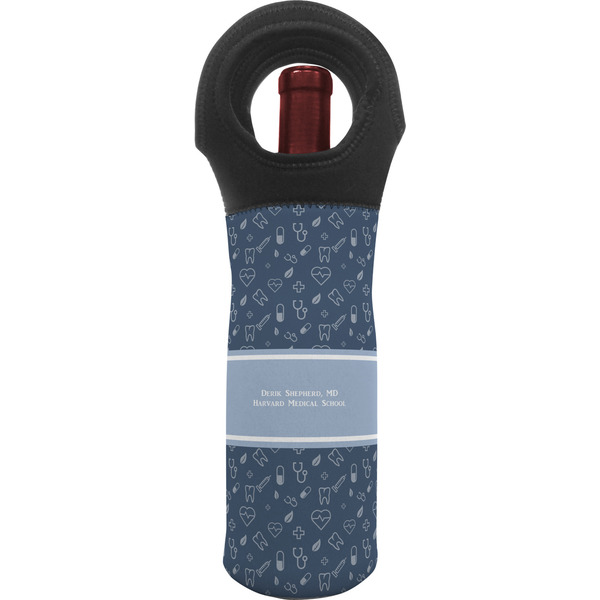 Custom Medical Doctor Wine Tote Bag (Personalized)