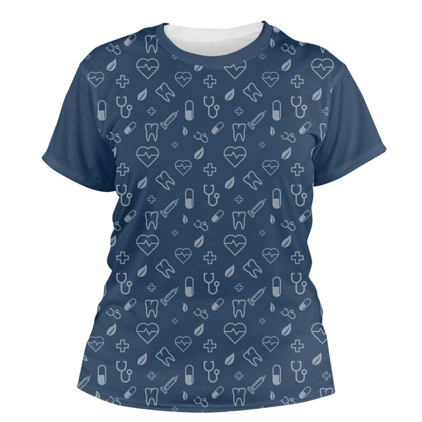 Custom Medical Doctor Women's Crew T-Shirt - X Large