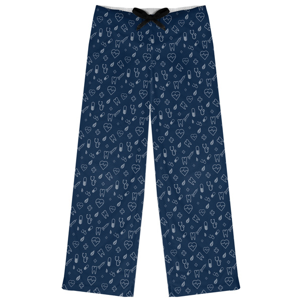 Custom Medical Doctor Womens Pajama Pants - L