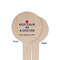 Medical Doctor Wooden 4" Food Pick - Round - Single Sided - Front & Back