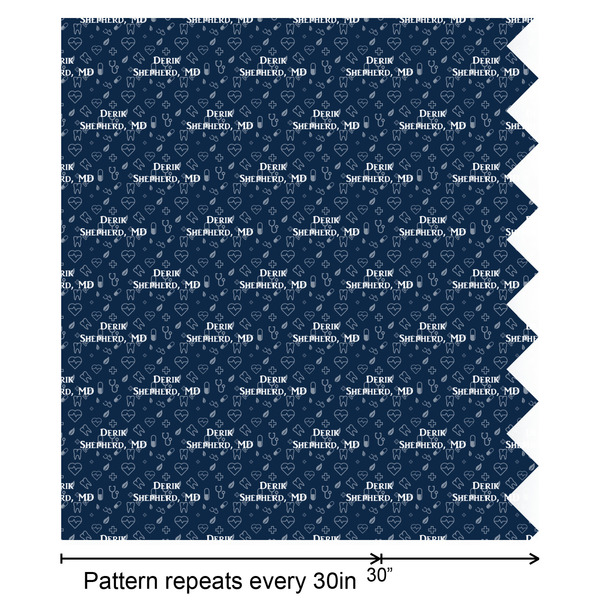 Medical Doctor Wrapping Paper Roll - Matte - Partial Roll