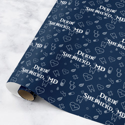 Medical Doctor Wrapping Paper Roll - Medium (Personalized)