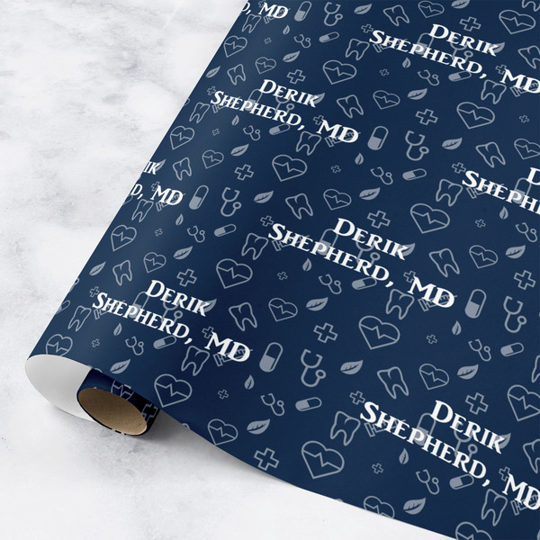 Custom Medical Doctor Wrapping Paper Roll - Small (Personalized)