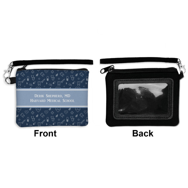 Medical Doctor Wristlet ID Cases - Front & Back