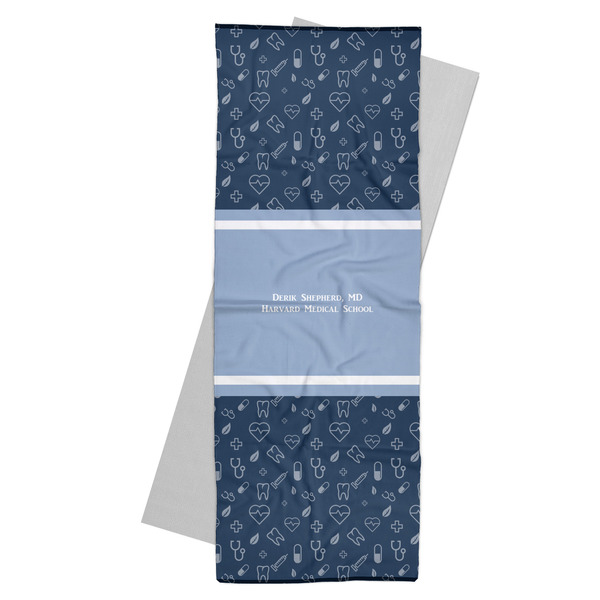 Custom Medical Doctor Yoga Mat Towel (Personalized)