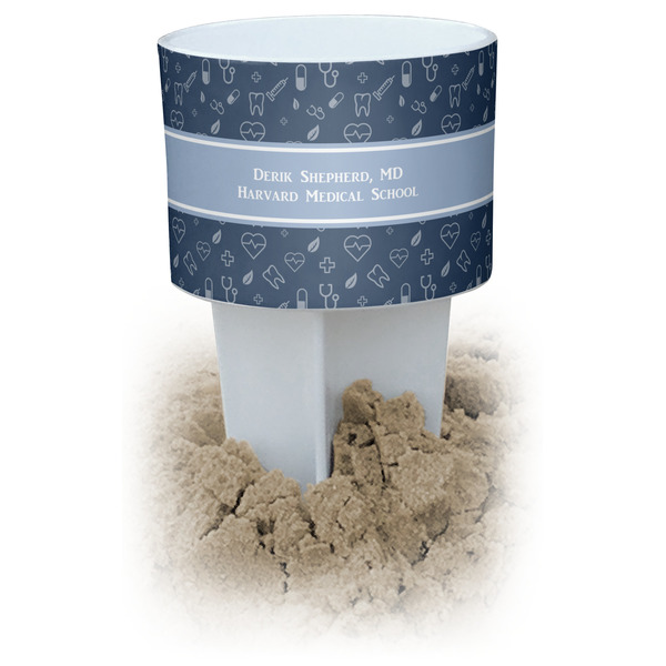 Custom Medical Doctor Beach Spiker Drink Holder (Personalized)