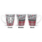 Red & Gray Dots and Plaid 12 Oz Latte Mug - Approval