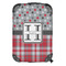 Red & Gray Dots and Plaid 13" Hard Shell Backpacks - FRONT