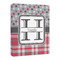 Red & Gray Dots and Plaid 16x20 - Canvas Print - Angled View