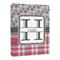 Red & Gray Dots and Plaid Canvas Print - 16x20 (Personalized)