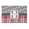 Red & Gray Dots and Plaid 2'x3' Indoor Area Rugs - Main