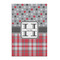 Red & Gray Dots and Plaid Posters - Matte - 20x30 (Personalized)
