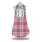 Red & Gray Dots and Plaid Apron on Mannequin