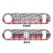 Red & Gray Dots and Plaid Bar Bottle Opener - White - Approval