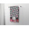 Red & Gray Dots and Plaid Bath Towel - LIFESTYLE