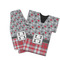 Red & Gray Dots and Plaid Bottle Coolers - PARENT MAIN