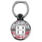 Red & Gray Dots and Plaid Cell Phone Ring Stand & Holder