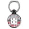 Red & Gray Dots and Plaid Cell Phone Ring Stand & Holder (Personalized)