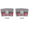 Red & Gray Dots and Plaid Coffee Cup Sleeve - APPROVAL
