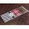 Red & Gray Dots and Plaid Colored Pencils - In Package