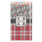 Red & Gray Dots and Plaid Colored Pencils (Personalized)