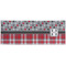 Red & Gray Dots and Plaid Cooling Towel- Approval