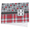 Red & Gray Dots and Plaid Cooling Towel- Main