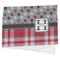 Red & Gray Dots and Plaid Cooling Towel (Personalized)